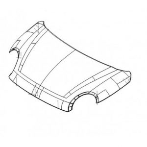 Cofano Motore Anteriore Microcar Due' (P85) / Mgo 3 (P96) - 1409377