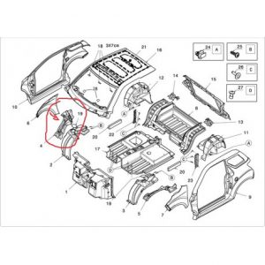 Cover Anteriore Dx Ligier Js50 - 1403392