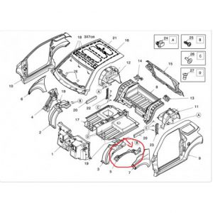 Cover Anteriore Sx Ligier Js50 - 1403393