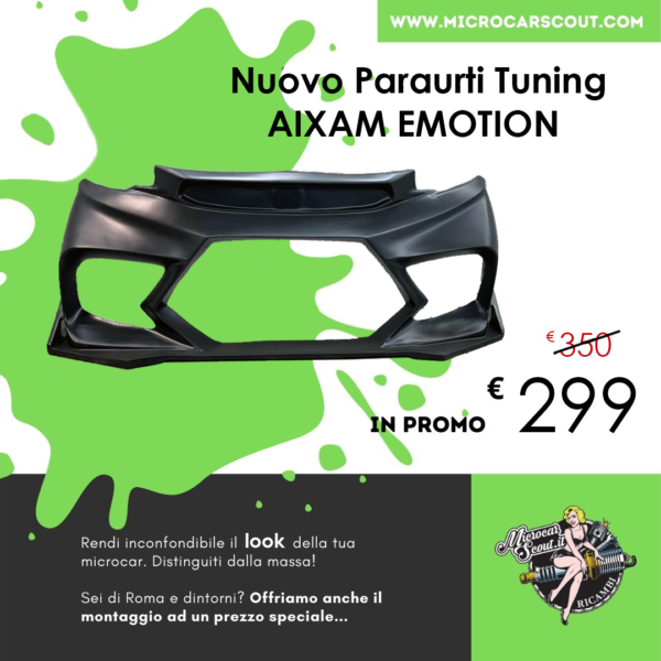 paraurti aixam emotion tuning